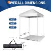 5'x5' Pop Up Canopy White