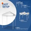 5'x5' Pop Up Canopy White